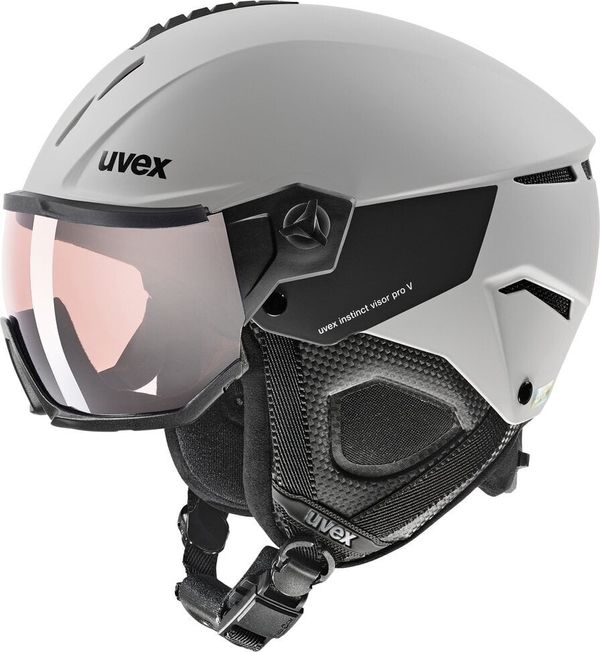 UVEX UVEX Instinct Visor Pro V Grey Mat 53-56 cm Smučarska čelada