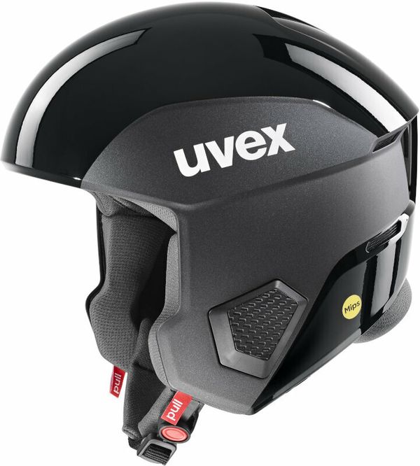 UVEX UVEX Invictus MIPS Black/Anthracite Mat 55-56 cm Smučarska čelada