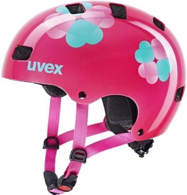 UVEX UVEX Kid 3 Pink Flower 51-55 Otroška kolesarska čelada