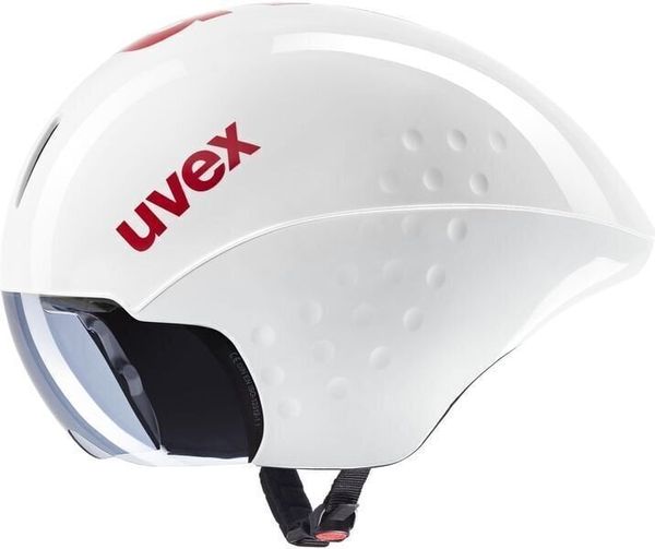 UVEX UVEX Race 8 White/Red 56-58 Kolesarska čelada