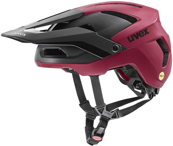 UVEX UVEX Renegade Mips Ruby Red/Black Matt 57-61 Kolesarska čelada