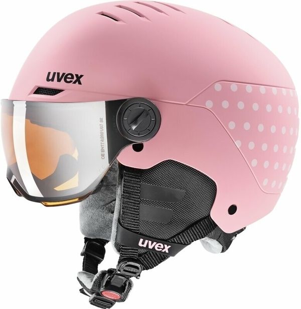 UVEX UVEX Rocket Junior Visor Pink Confetti 51-55 cm Smučarska čelada