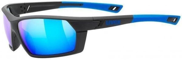 UVEX UVEX Sportstyle 225 Black/Blue Mat/Mirror Blue Kolesarska očala