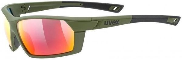UVEX UVEX Sportstyle 225 Olive Green Mat/Mirror Red Kolesarska očala