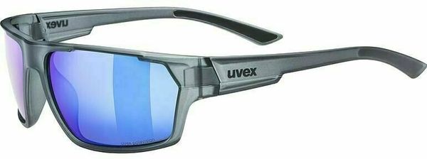 UVEX UVEX Sportstyle 233 Polarized Smoke Mat/Litemirror Blue Kolesarska očala