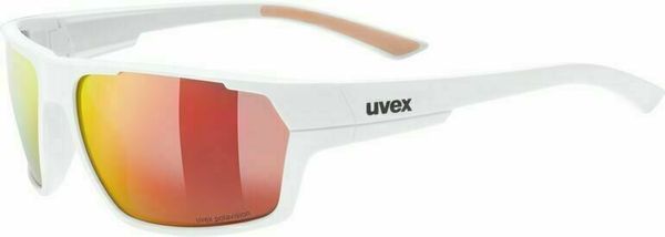 UVEX UVEX Sportstyle 233 Polarized White Mat/Litemirror Red Kolesarska očala