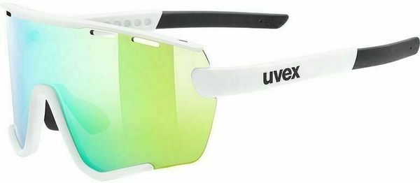 UVEX UVEX Sportstyle 236 Set White Mat/Green Mirrored Kolesarska očala