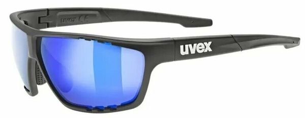 UVEX UVEX Sportstyle 706 CV Black Mat/Colorvision Mirror Blue Kolesarska očala