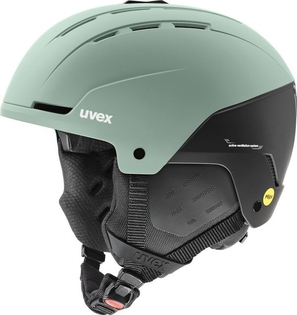 UVEX UVEX Stance MIPS Oxid Green/Black Mat 54-58 cm Smučarska čelada