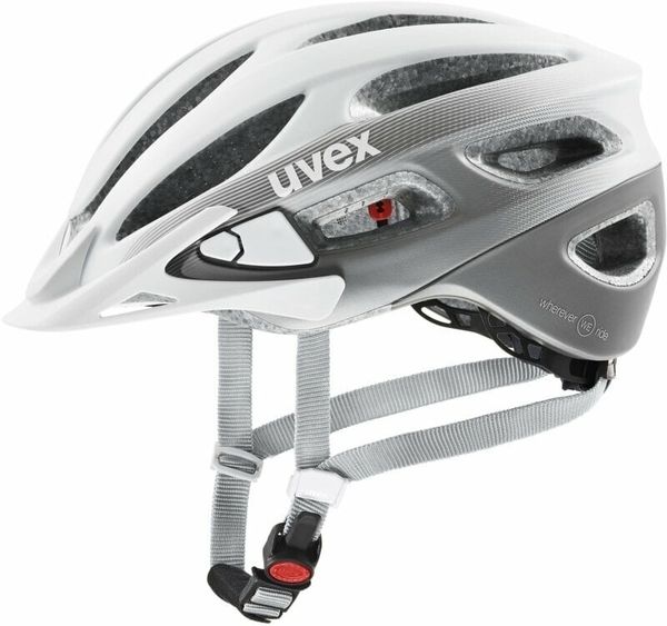 UVEX UVEX True CC White/Grey WE 52-55 Kolesarska čelada