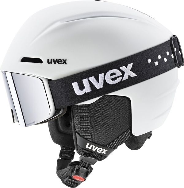 UVEX UVEX Viti Pwdr FM Set White Mat 51-55 cm Smučarska čelada