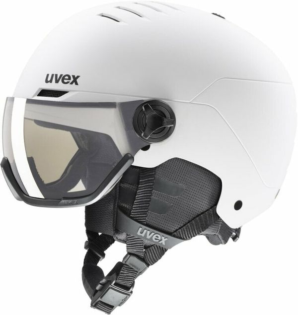 UVEX UVEX Wanted Visor Pro V White Mat 58-62 cm Smučarska čelada