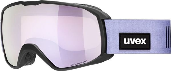 UVEX UVEX Xcitd CV Black Mat/Mirror Lavender/Yellow Smučarska očala