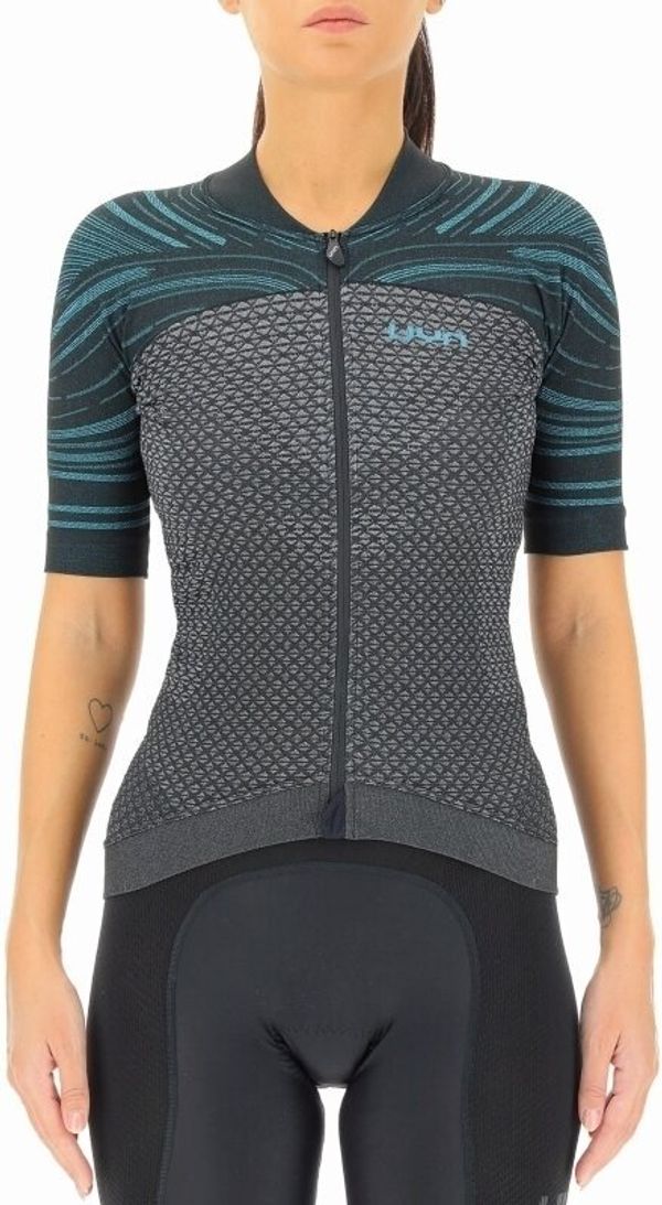 UYN UYN Coolboost OW Biking Lady Shirt Short Sleeve Jersey Star Grey/Curacao XS
