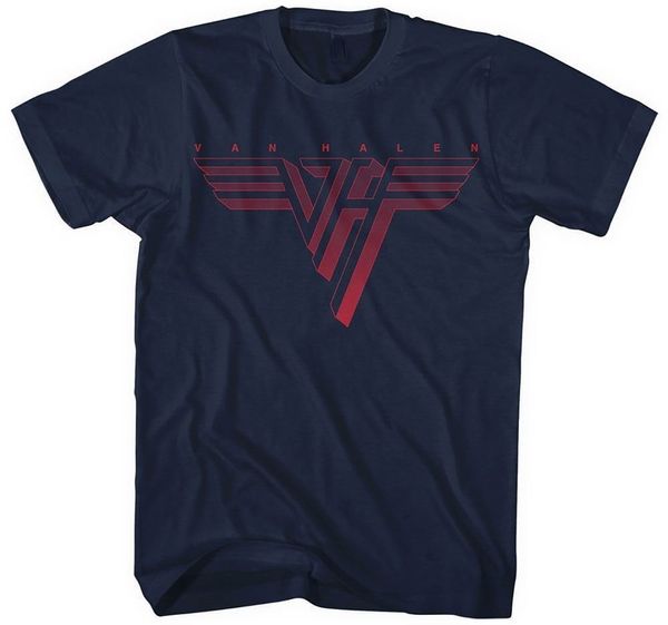 Van Halen Van Halen Majica Classic Red Logo Unisex Navy Blue M