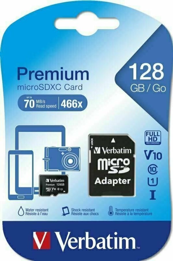 Verbatim Verbatim SDXC 128GB micro Premium