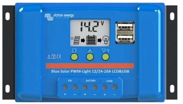 Victron Energy Victron Energy BlueSolar PWM-LCD 12/24V-20A