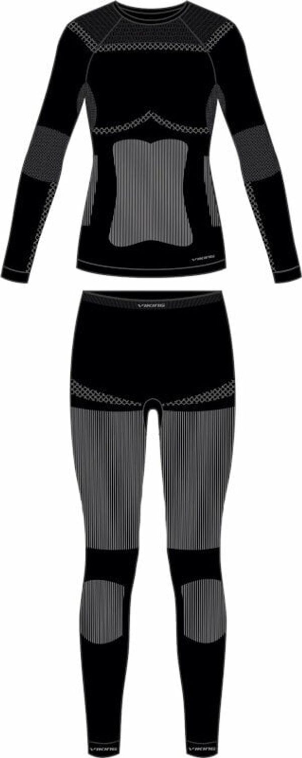 Viking Viking Ilsa Lady Set Thermal Underwear Black/Grey L Termo spodnje perilo