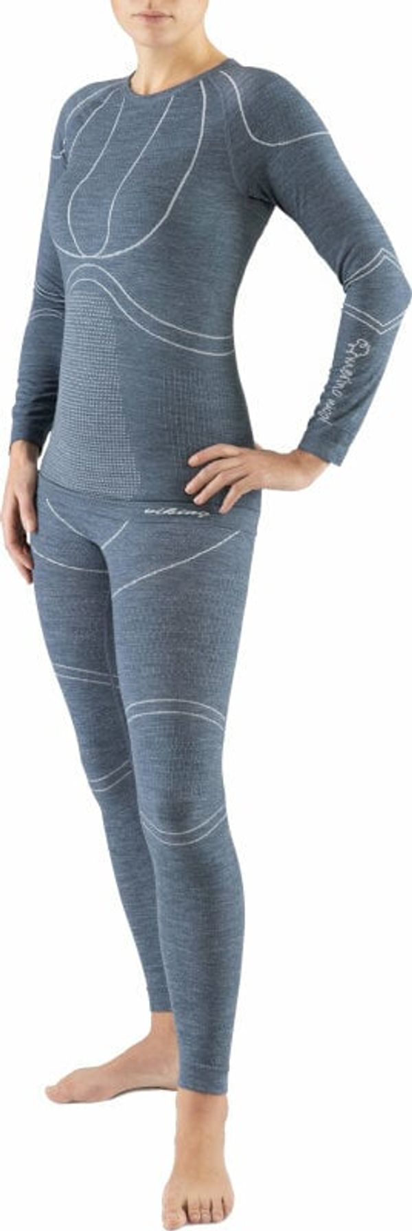 Viking Viking Lana Pro Merino Lady Set Base Layer Dark Grey M Termo spodnje perilo