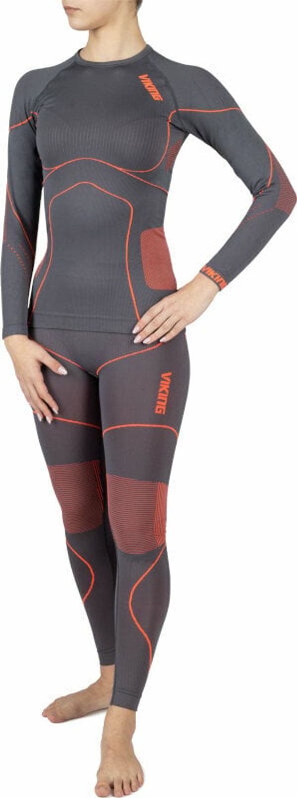 Viking Viking Mia Lady Set Base Layer Dark Grey M Termo spodnje perilo