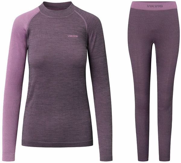 Viking Viking Mounti Lady Set Base Layer Purple XL Termo spodnje perilo