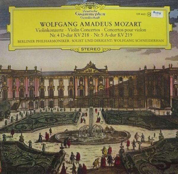 W.A. Mozart W.A. Mozart - Violinkonzerte No 4 & No 5 (LP)