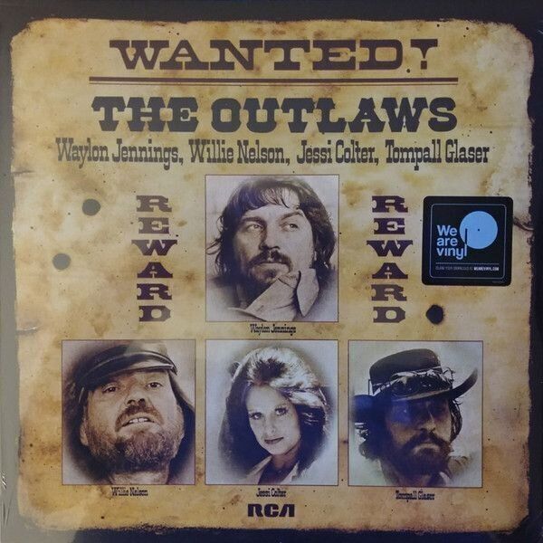 Waylon Jennings Waylon Jennings - Wanted! The Outlaws (Willie Nelson) (LP)