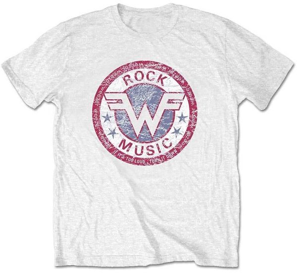 Weezer Weezer Majica Rock Music Unisex White M