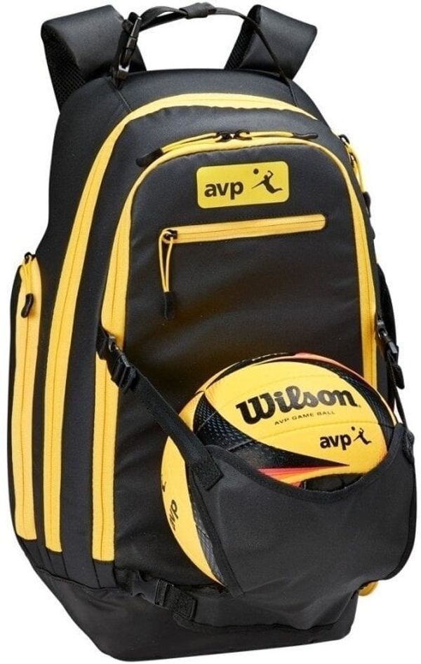 Wilson Wilson AVP Backpack Black/Yellow Nahrbtnik Dodatki za igre z žogo