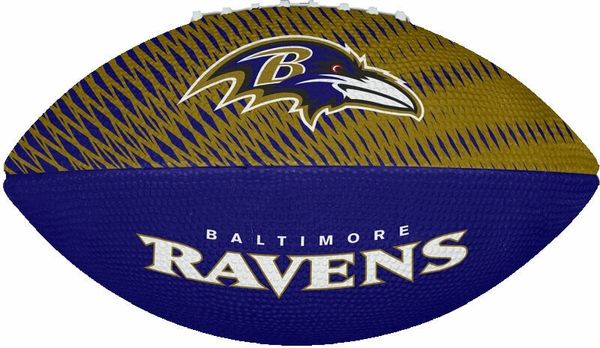 Wilson Wilson NFL JR Team Tailgate Football Baltimore Ravens Yellow/Blue Ameriški nogomet