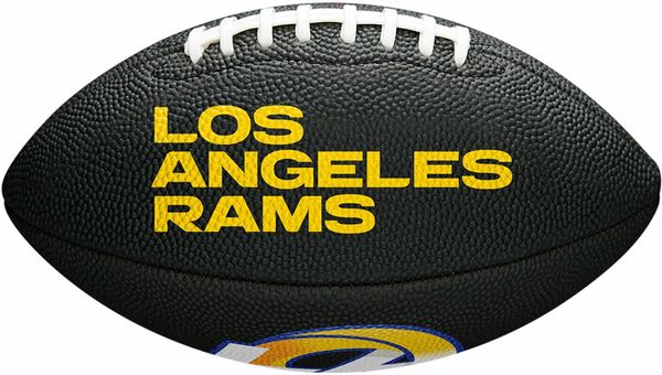 Wilson Wilson NFL Soft Touch Mini Football Los Angeles Rams Black Ameriški nogomet