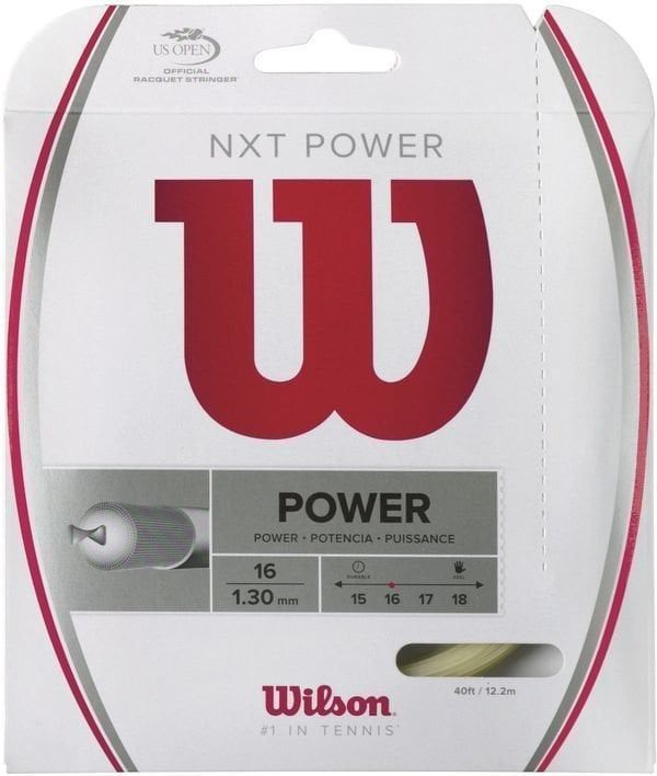 Wilson Wilson NXT Power Tennis String 16 g Dodatki za tenis