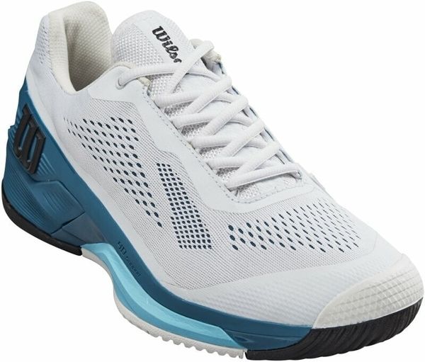 Wilson Wilson Rush Pro 4.0 Mens Tennis Shoe White/Blue Coral/Blue Alton 44 Moški teniški copati