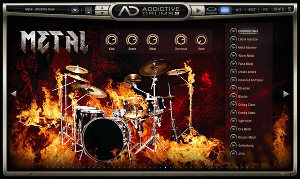 XLN Audio XLN Audio AD2: Metal (Digitalni izdelek)