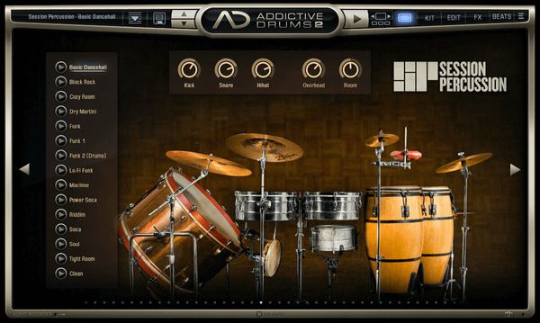 XLN Audio XLN Audio AD2: Session Percussion (Digitalni izdelek)