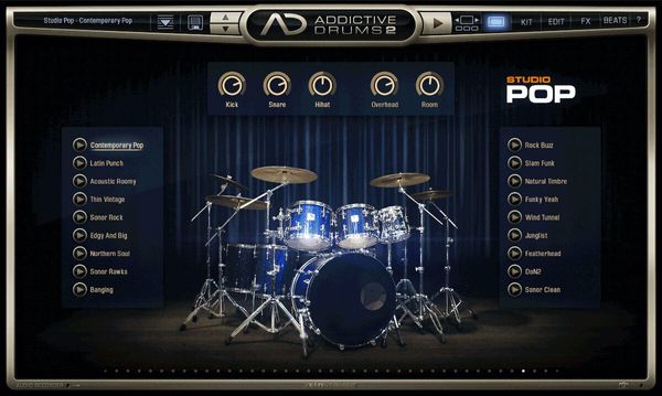 XLN Audio XLN Audio AD2: Studio Pop (Digitalni izdelek)
