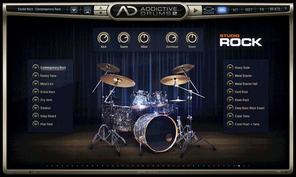 XLN Audio XLN Audio AD2: Studio Rock (Digitalni izdelek)