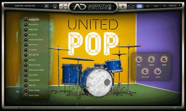 XLN Audio XLN Audio AD2: United Pop (Digitalni izdelek)