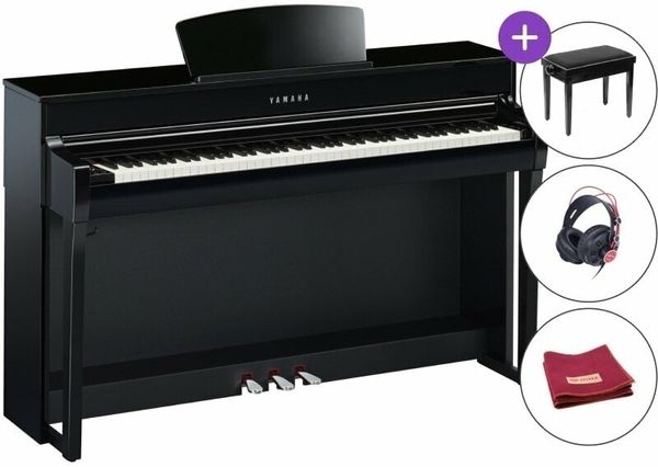 Yamaha Yamaha CLP-735 PE SET Polished Ebony Digitalni piano