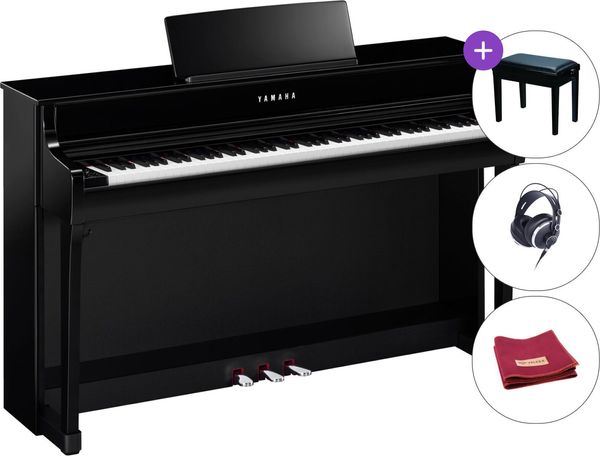 Yamaha Yamaha CLP-835 PE SET Digitalni piano Polished Ebony