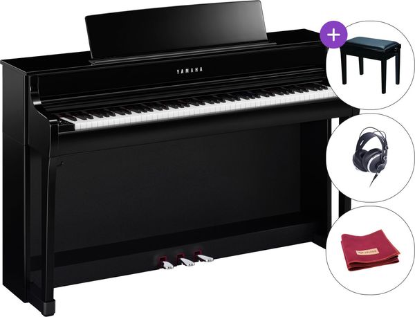 Yamaha Yamaha CLP-845 PE SET Digitalni piano Polished Ebony