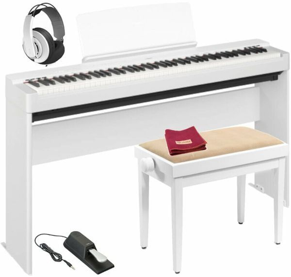 Yamaha Yamaha P-225WH DELUXE SET Digitalni stage piano White