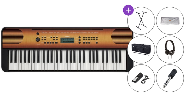 Yamaha Yamaha PSR E360 Maple Deluxe SET