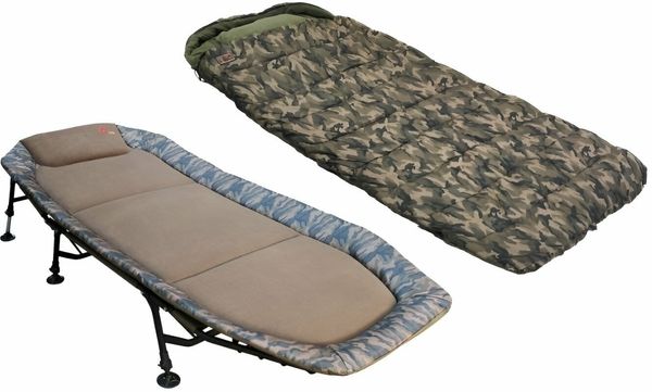 ZFISH ZFISH Camo Set Flat Bedchair + Sleeping Bag Ležalnik