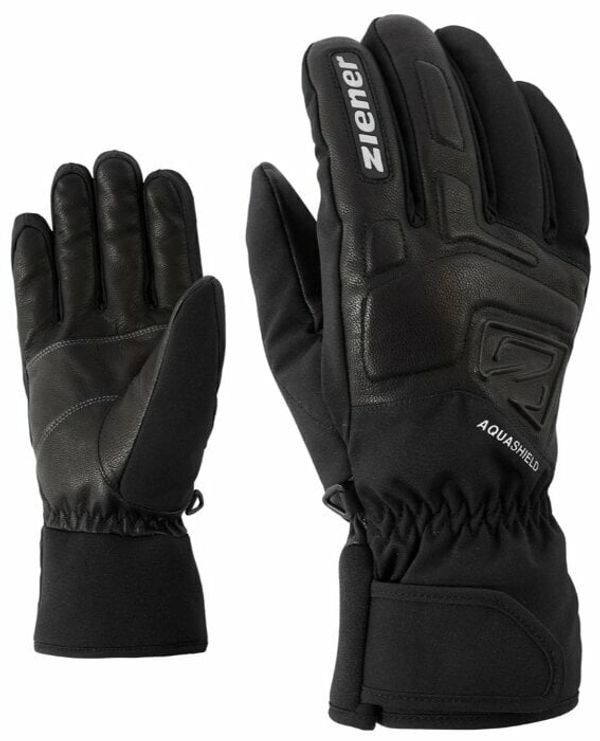 Ziener Ziener Glyxus AS® Black 9,5 Smučarske rokavice