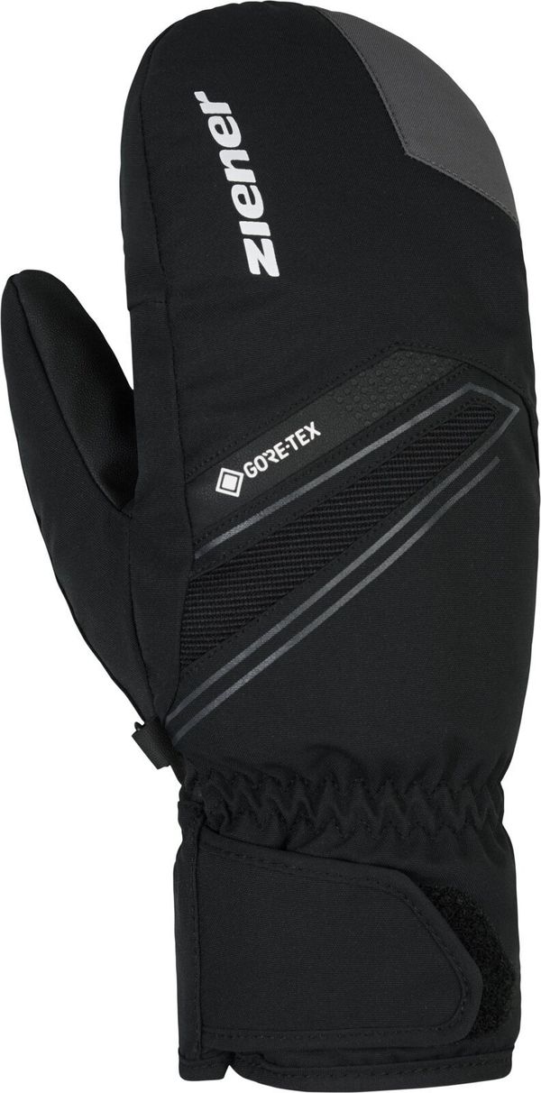 Ziener Ziener Gunaro GTX Mitten Black/Magnet 10 Smučarske rokavice