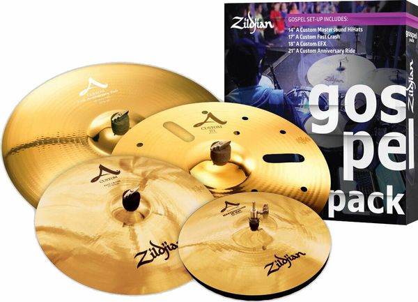 Zildjian Zildjian AC0801G A Custom Gospel 14/17/18/21 Činelski set