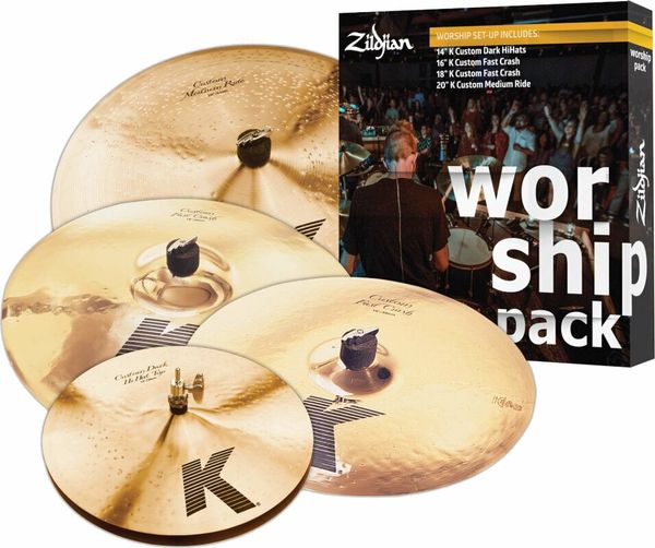 Zildjian Zildjian KC0801W K Custom Worship 14/16/18/20 Činelski set