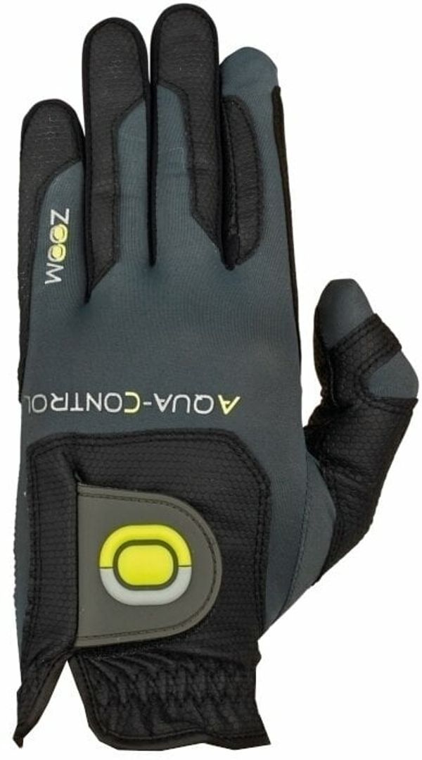 Zoom Gloves Zoom Gloves Aqua Control Mens Golf Glove Black/Charcoal/Lime