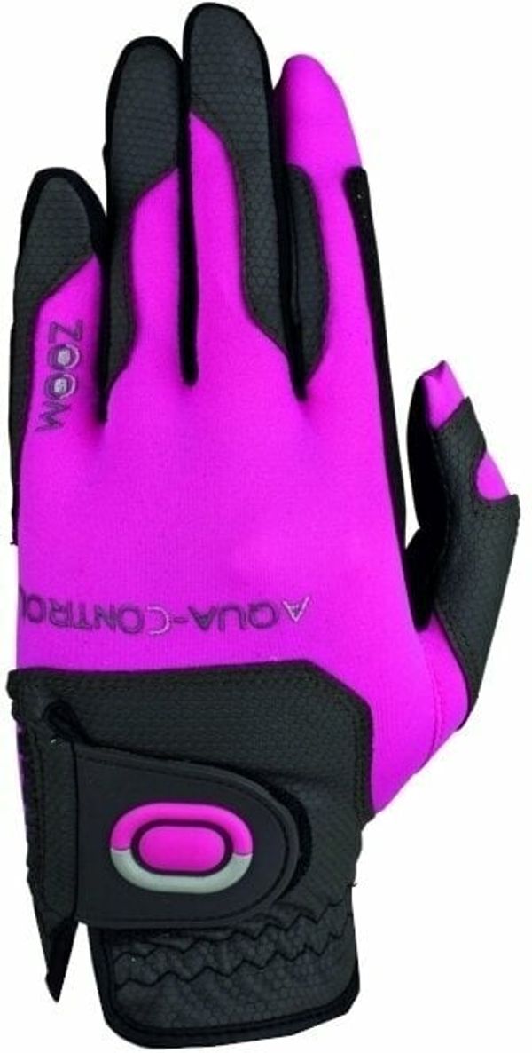 Zoom Gloves Zoom Gloves Aqua Control Womens Golf Glove Charcoal/Fuchsia